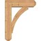 Ekena Millwork Thorton Craftsman Smooth Bracket w/ Offset Brace, Western Red Cedar, 7 1/2"W x 26"D x 34"H BKT0806X26X34THR04SWR - alternate 4